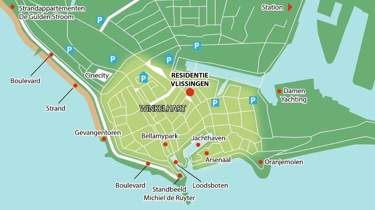 Hotel Residentie Vlissingen Exteriér fotografie